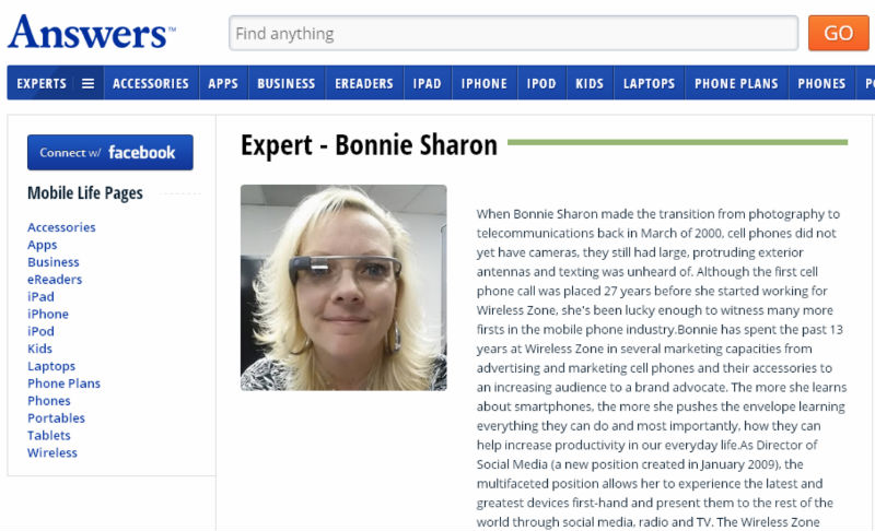 Bonnie Sharon mobile life expert
